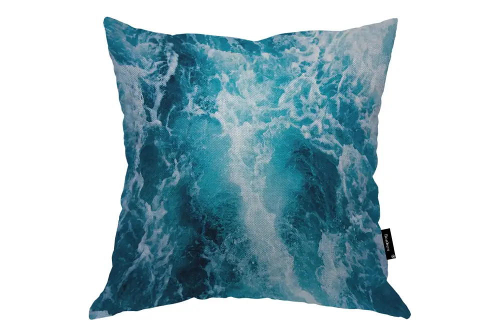 Ocean Wave Pillow Cover