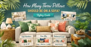 How Many Throw Pillows on a Sofa