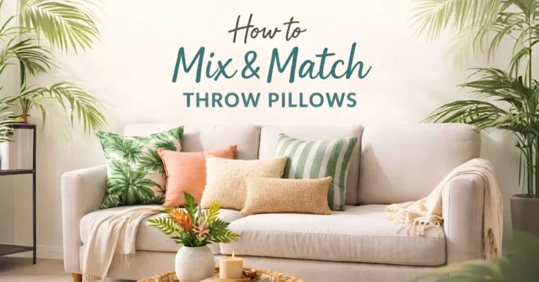 How to Mix and Match Throw Pillows