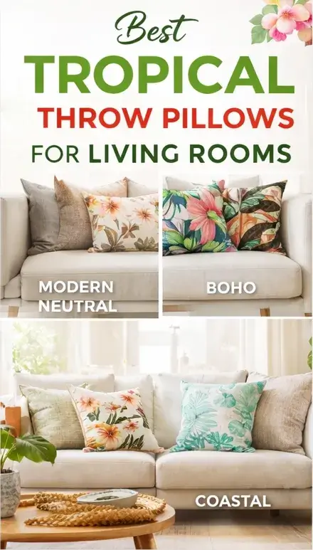 Modern, Boho, Coastal Living Room