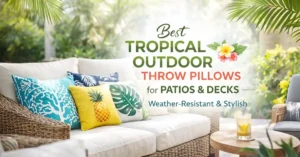 Tropical Throw Pillows For Outdoor