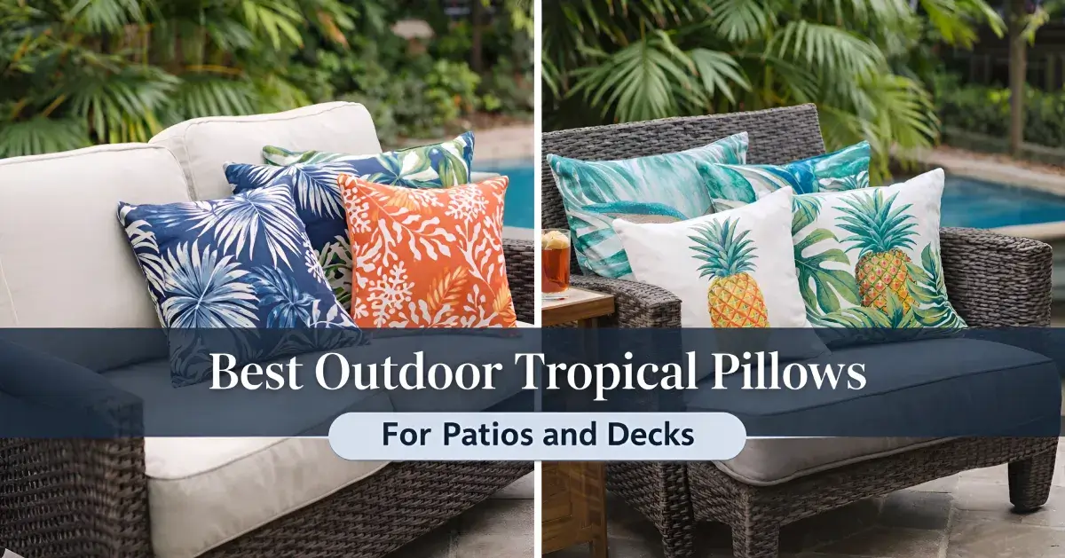 Best Outdoor Tropical Pillows