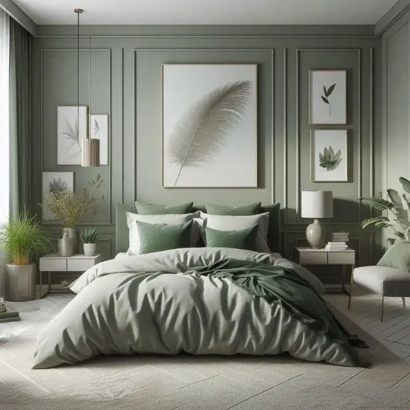 tropical color palettes applied in living room bedroom and patio