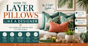 How to Layer Pillows Like a Designer