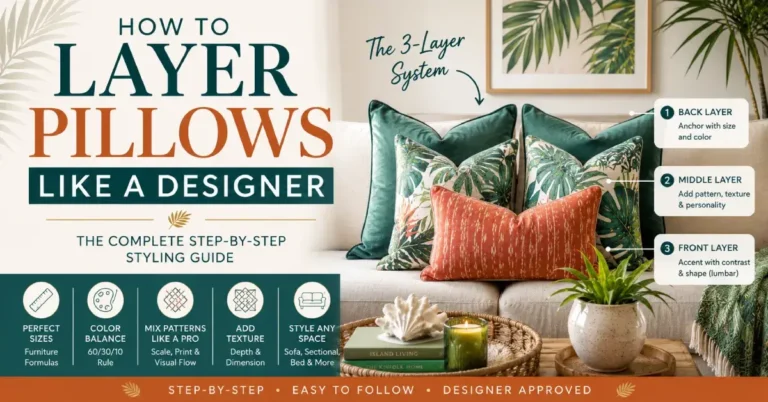 How to Layer Pillows Like a Designer
