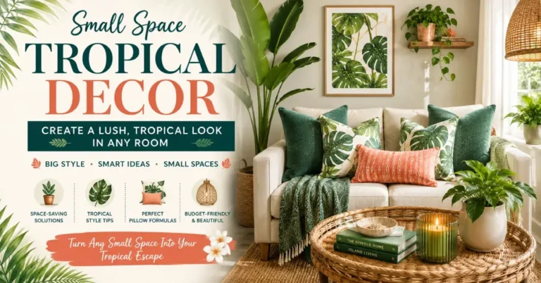 Small Space Tropical Decor