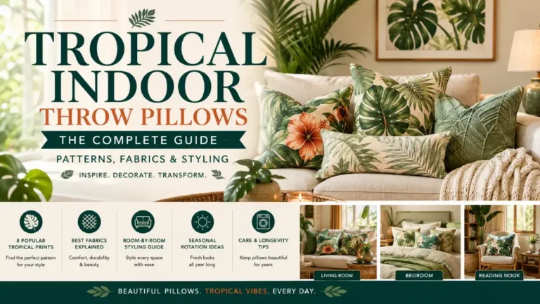 Tropical Pillow Tropical Indoor Throw Pillows