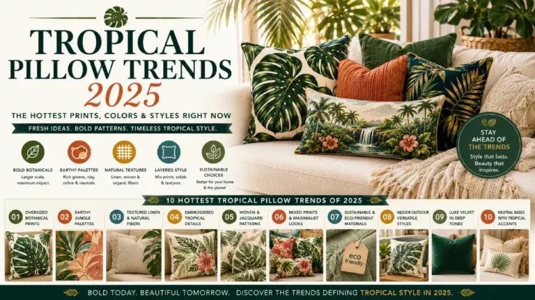 Tropical Pillow Tropical Pillow Trends 2026
